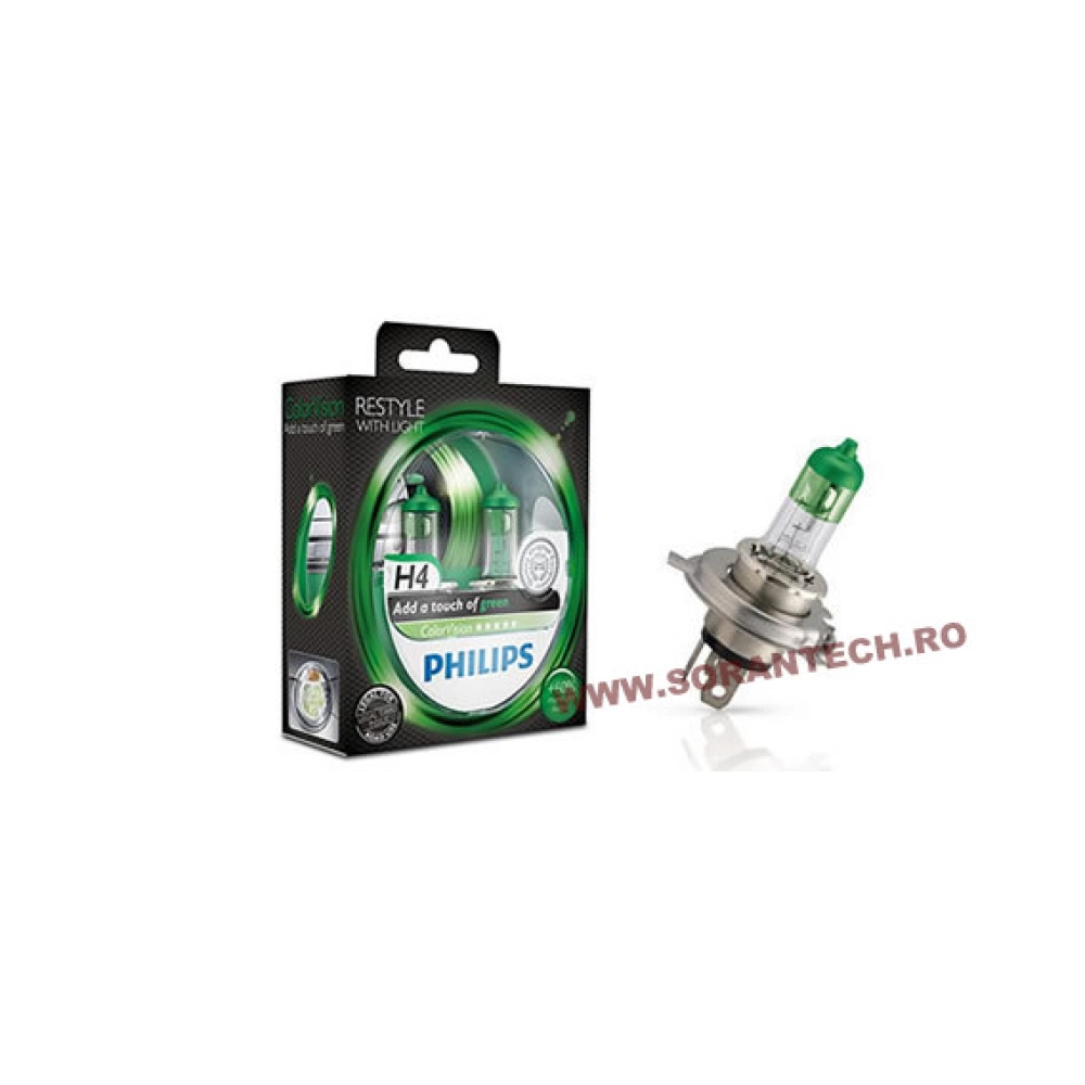 SET 2xH4 PHILIPS VERDE