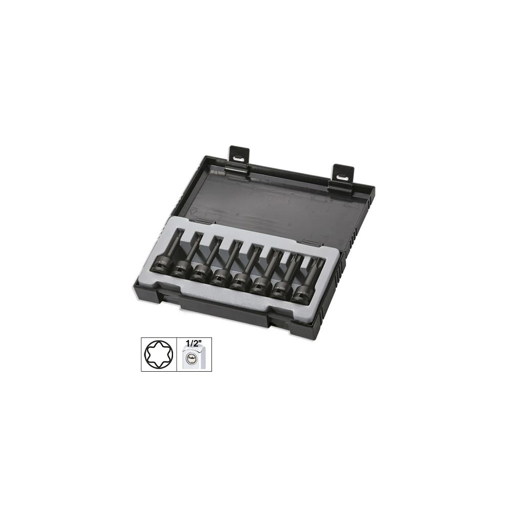 SET 8 IMBUSURI DE IMPACT TORX LUNGI DE 1/2` JBM