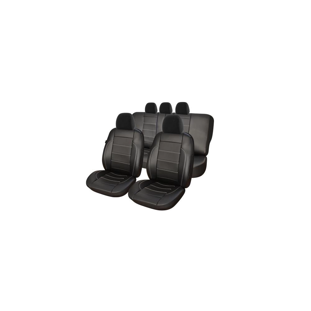 SET HUSE SCAUN EXCLUSIVE LEATHER KING NEGRU