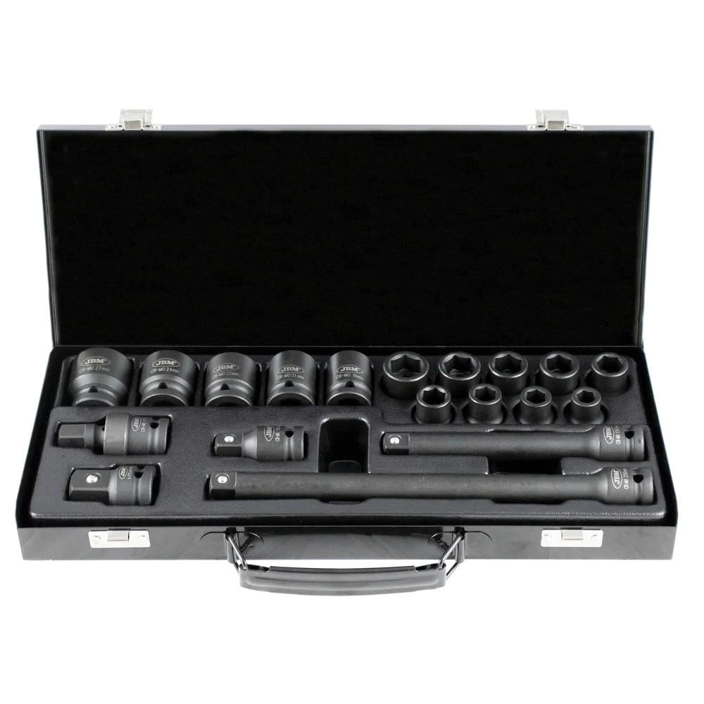 SET DE 14 TUBULARE DE IMPACT SCURTE 1/2` JBM