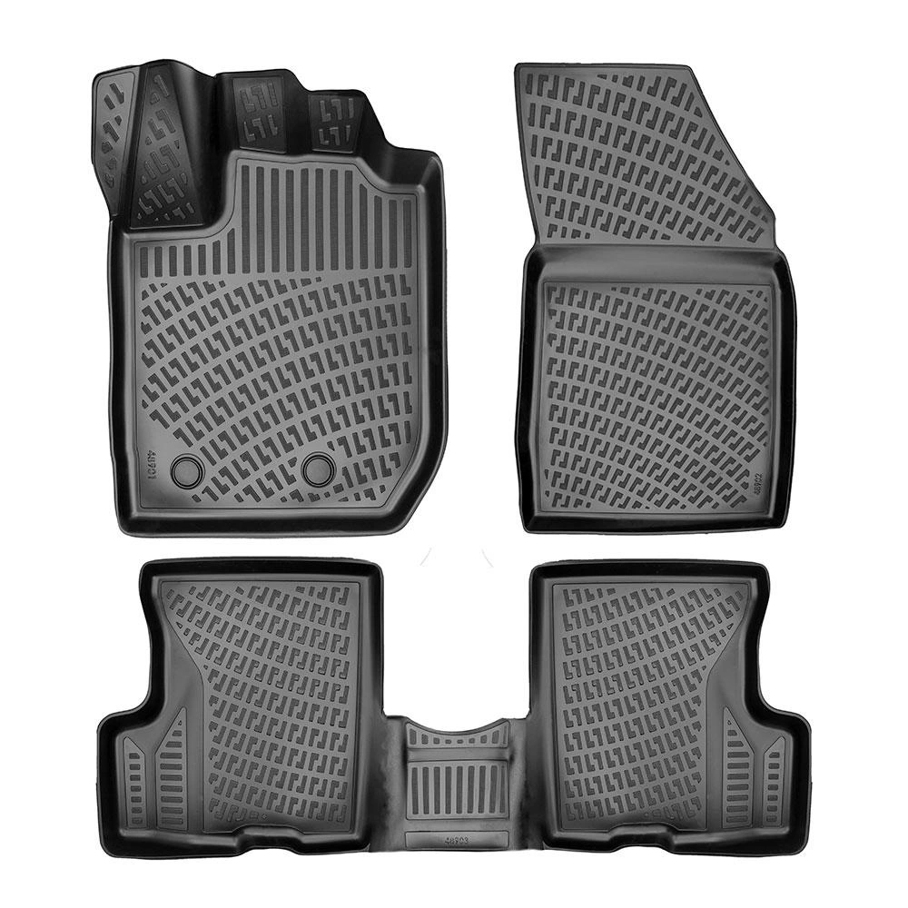 SET COVORASE AUTO CAUCIUC UMBRELLA PENTRU DACIA DUSTER (HM) (FARA SPATIU DEPOZITARE SUB SCAUN SOFER) 2018-2024