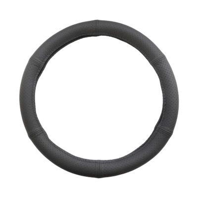 HUSA VOLAN PIELE NATURALA PERFORATA NEGRU 37-39 CM