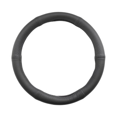 HUSA VOLAN PIELE NATURALA SEMI PERFORATA NEGRU 39-41 CM