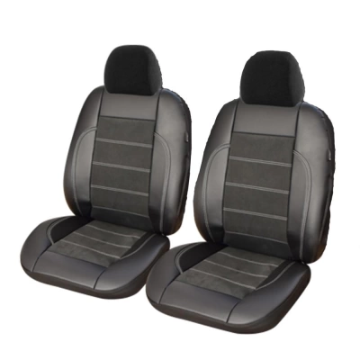 HUSE SCAUN EXCLUSIVE LEATHER & ALCANTARA-SET 2 BUC