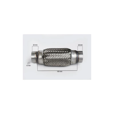 RACORD FLEXIBIL INNER & OUTER BRAID (B) 42x150 MM