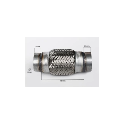 RACORD FLEXIBIL INNER & OUTER BRAID (B) 52x120 MM
