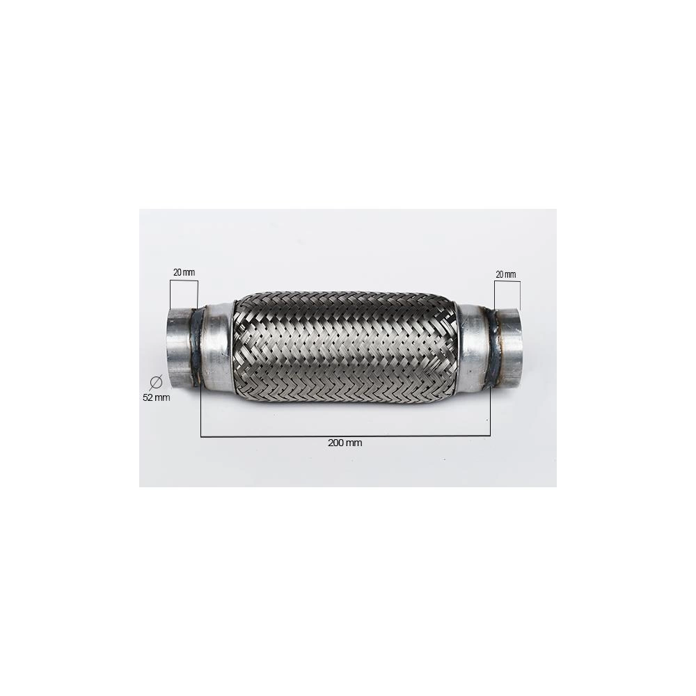 RACORD FLEXIBIL INNER & OUTER BRAID (B) 52x200 MM