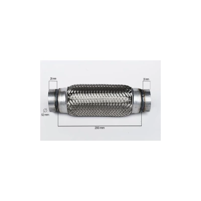 RACORD FLEXIBIL INNER & OUTER BRAID (B) 52x200 MM