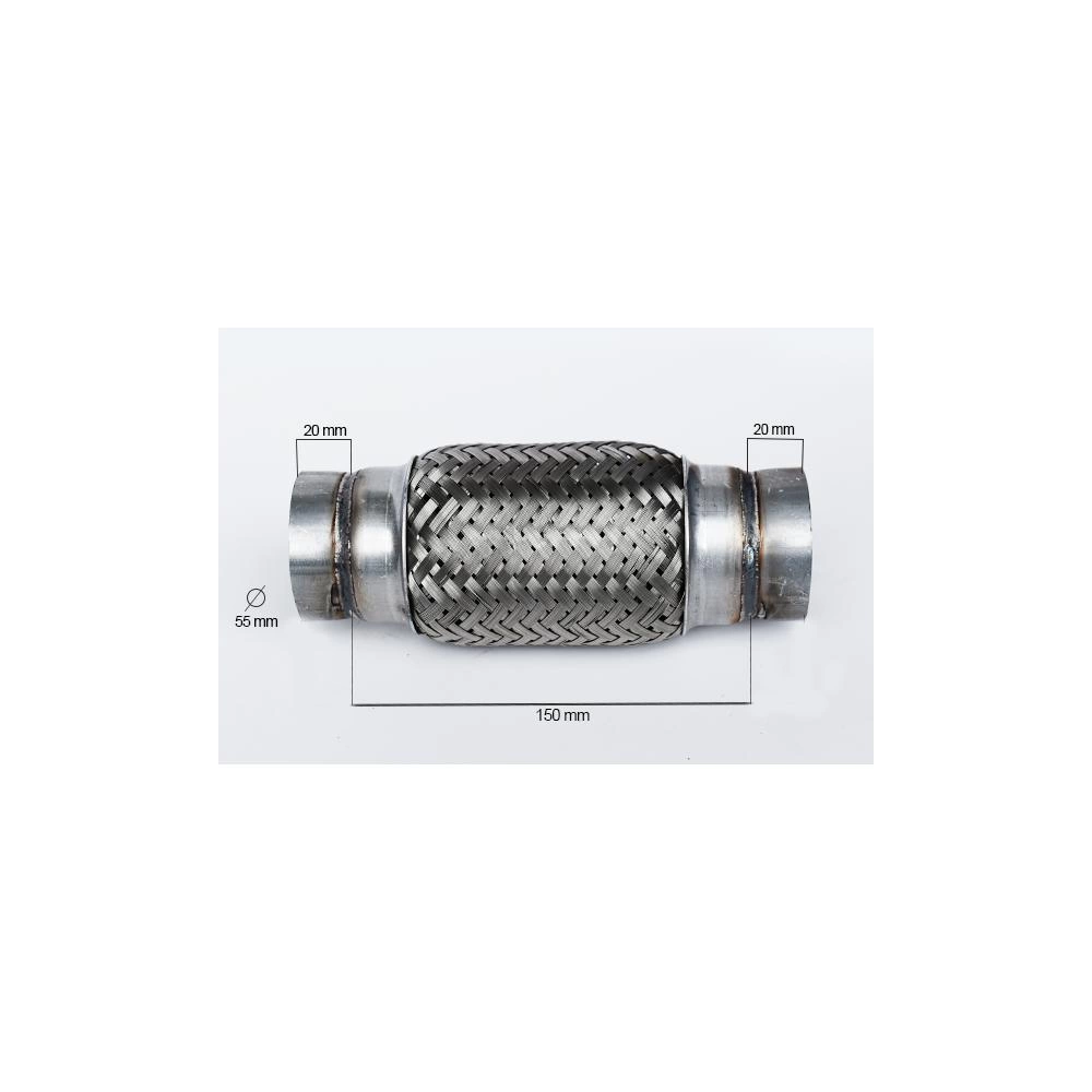 RACORD FLEXIBIL OUTER BRAID (A) 55X150 MM