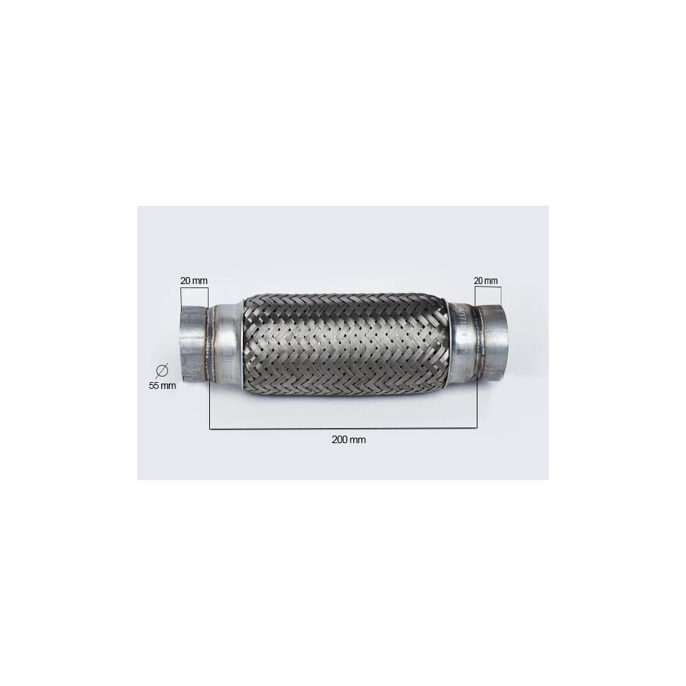 RACORD FLEXIBIL OUTER BRAID (A) 55X200 MM