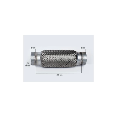 RACORD FLEXIBIL OUTER BRAID (A) 55X200 MM