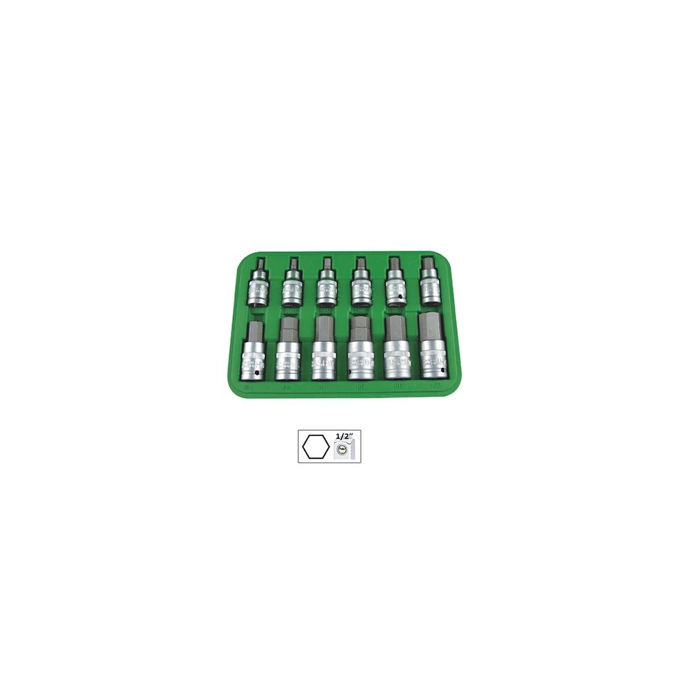 SET DE 12 PIESE 1/2` IMBUSURI HEX. JBM