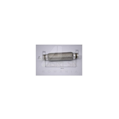 RACORD FLEXIBIL INNER & OUTER BRAID (B) 45x250 MM