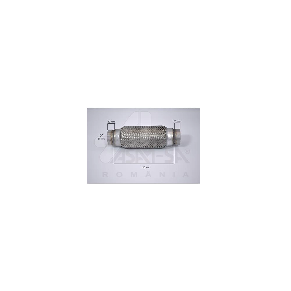 RACORD FLEXIBIL INNER & OUTER BRAID (B) 50x200 MM
