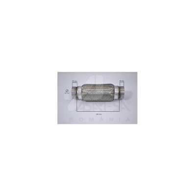 RACORD FLEXIBIL INNER & OUTER BRAID (B) 55X200 MM