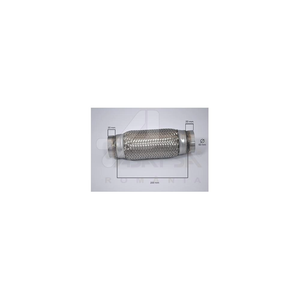 RACORD FLEXIBIL INNER & OUTER BRAID (B) 60X200 MM