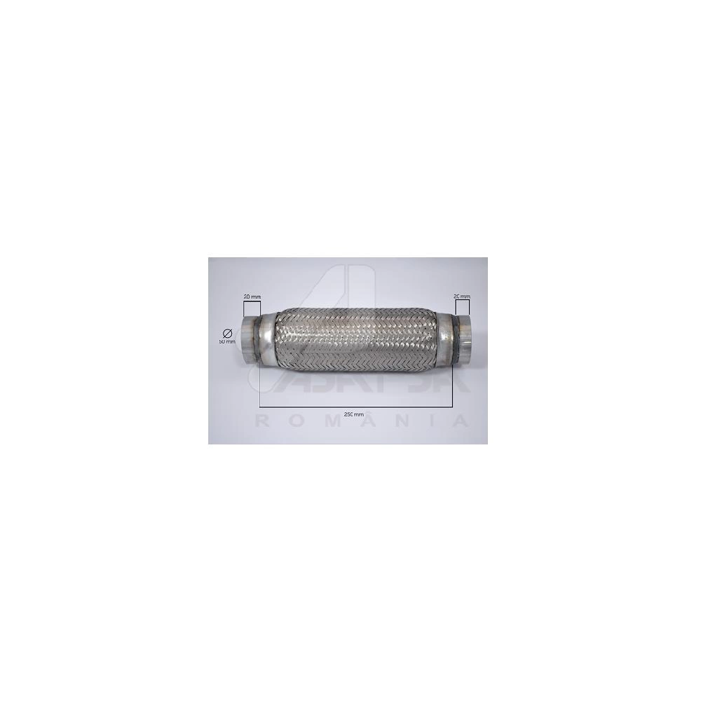 RACORD FLEXIBIL INNER & OUTER BRAID (B) 60X250 MM