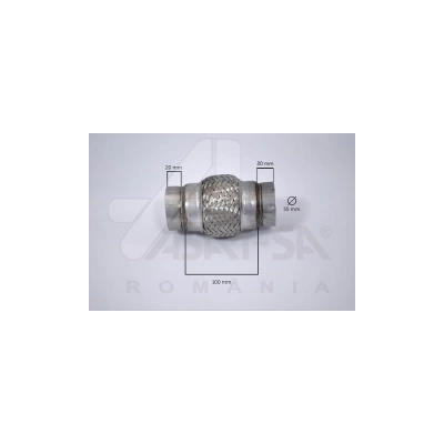 RACORD FLEXIBIL INNER & OUTER BRAID (B) 55X100 MM
