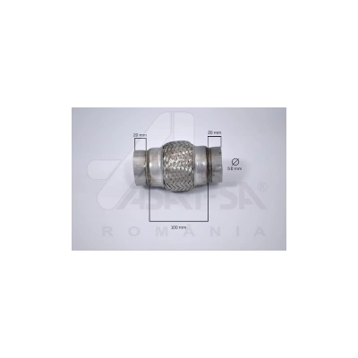 RACORD FLEXIBIL INNER & OUTER BRAID (B) 50x100 MM