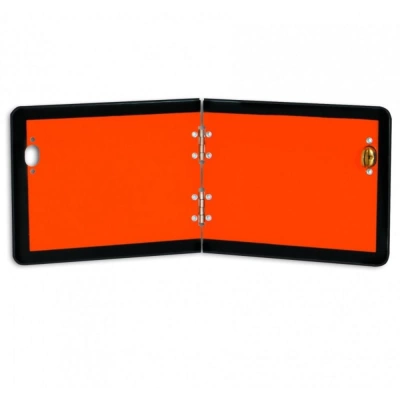 PLACA ADR 300X120 MM ALUMINIU PLIABILA VERTICAL HICO