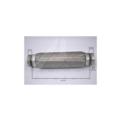 RACORD FLEXIBIL INNER & OUTER BRAID (B) 60X300 MM