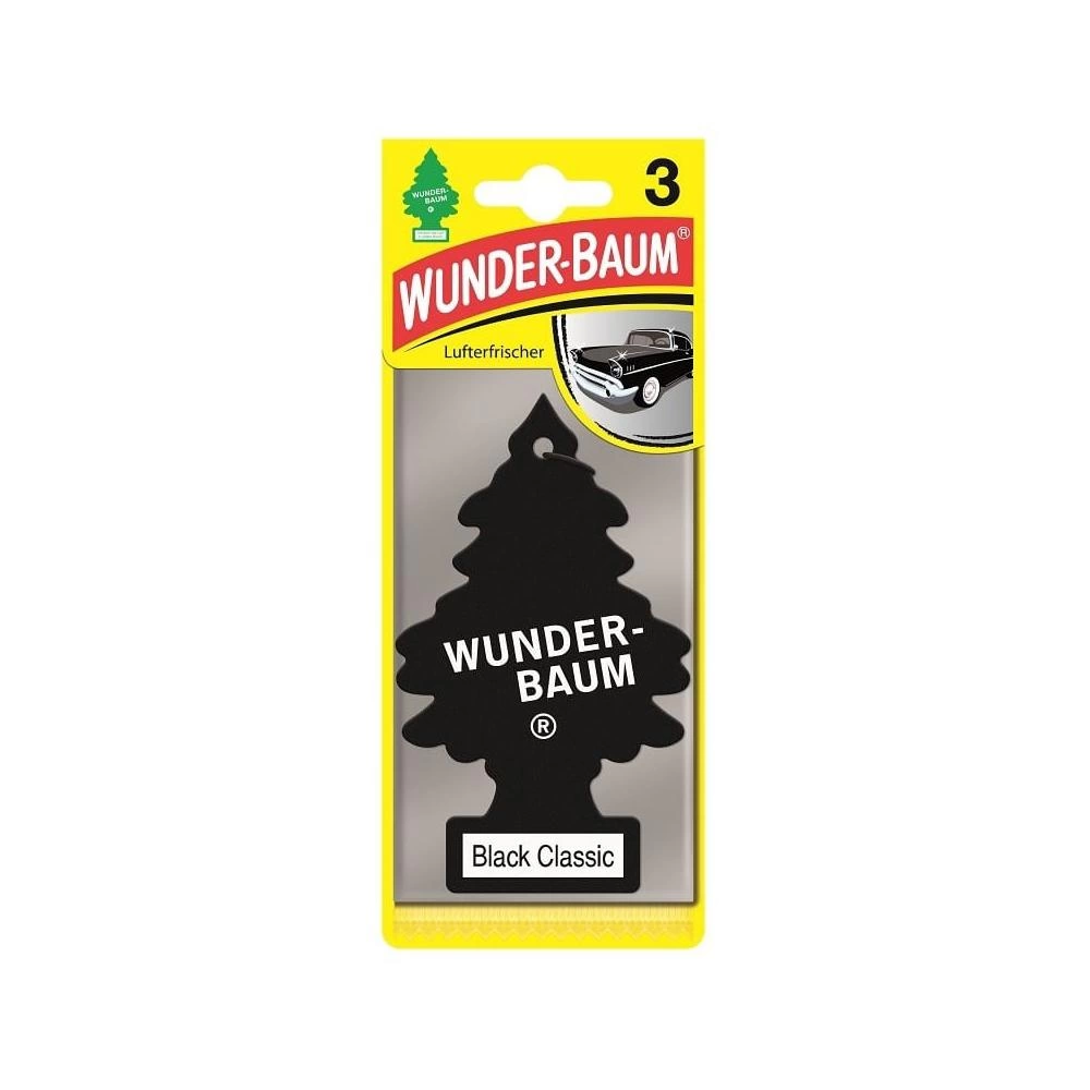 SET 3 BUCATI ODORIZANTE AUTO BRADUT WUNDER-BAUM BLACK ICE