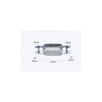 RACORD FLEXIBIL INNER & OUTER BRAID (B) 40X150 MM