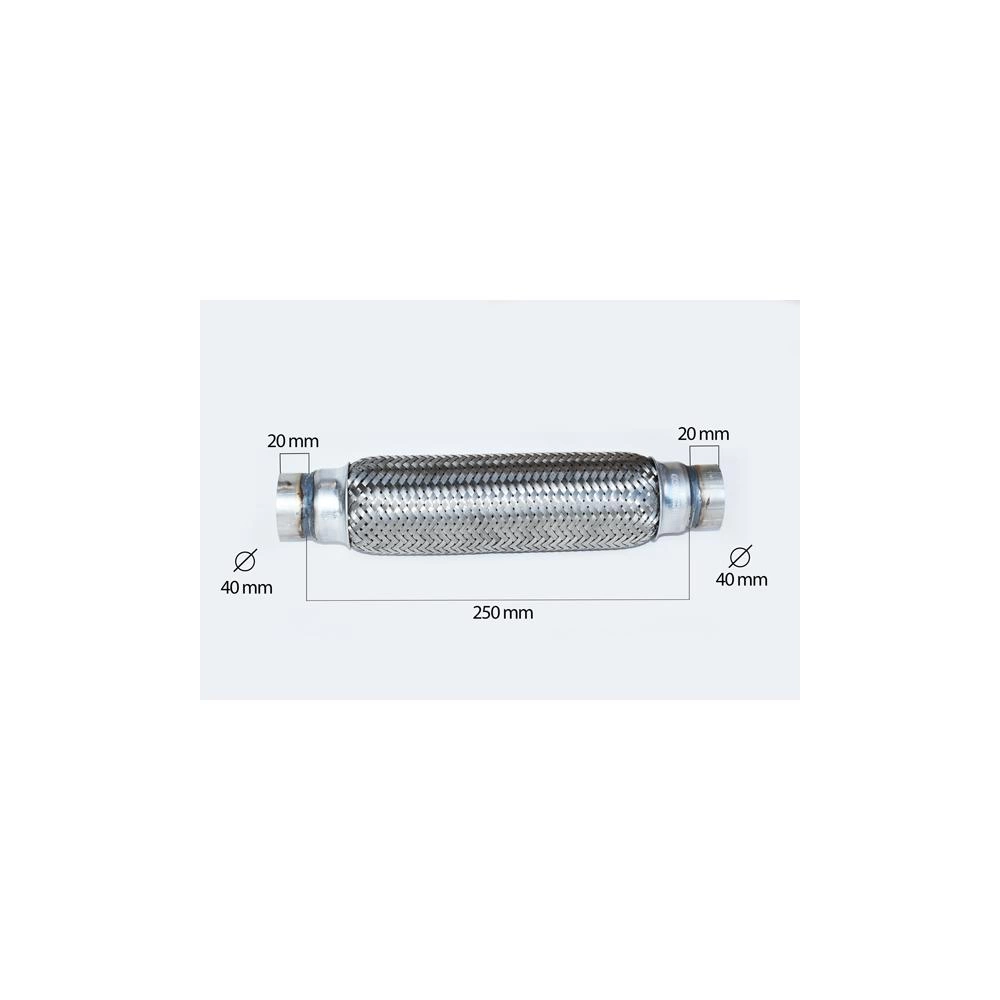 RACORD FLEXIBIL INNER & OUTER BRAID (B) 40X250 MM
