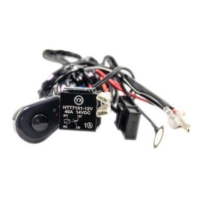 Cablu cu întrerupător pentru Bară sau Proiector Led - două ieșiri, 12-24V Carguard