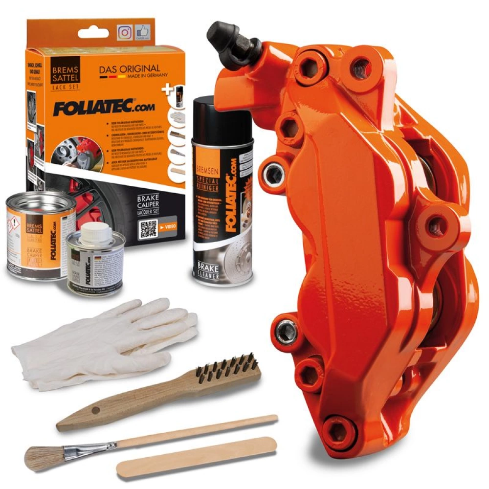 SET VOPSEA ETRIERE / TAMBURI / MOTOR FOLIATEC FLAME ORANGE