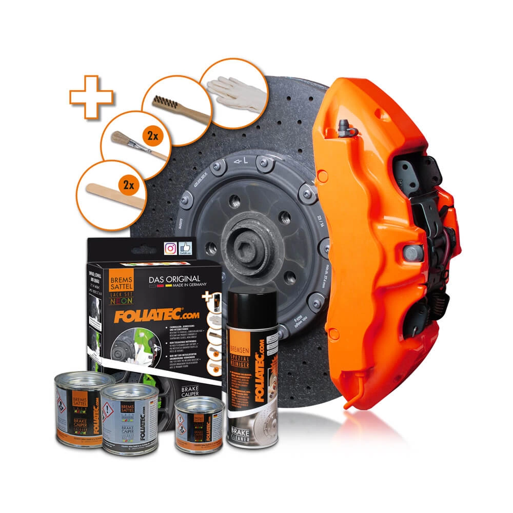 SET VOPSEA ETRIERE / TAMBURI / MOTOR FOLIATEC PORTOCALIU NEON