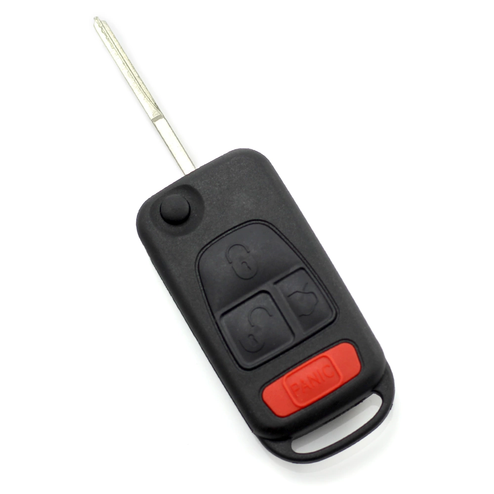 Mercedes Benz - Carcasa tip cheie briceag cu 3 butoane, buton panica, lama 2 